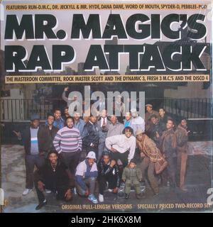 Copertina del disco in vinile d'epoca - MR Magic's Rap Attack 2 Foto stock  - Alamy