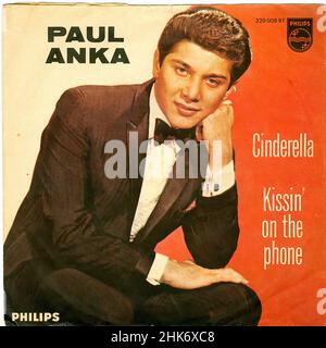 Vintage vinyl record cover -  Anka, Paul - Cinderella - D - 1961 Stock Photo