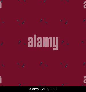 Ants seamless pattern. Insects on colorful background. Vector illustration for textile prints, fabric, banners, backdrops and wallpapers. Stock Vector