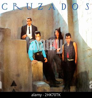 Vintage vinyl record cover - Cruzados - Cruzados - D - 1985 Stock Photo