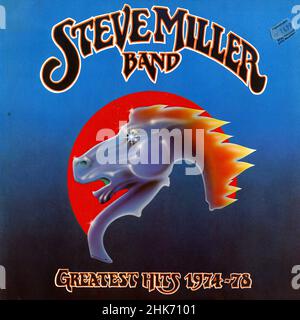 Vintage vinyl record cover - 1978 - Steve Miller Band - Greatest Hits 1974 - 78 - D Stock Photo