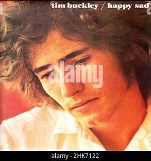 Vintage vinyl record cover - Buckley, Tim - Happy Sad - UK - 1969-Issue 71 Stock Photo