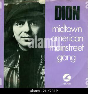 Vintage vinyl record cover -  Dion - Midtown American.. - NL - 1978 Stock Photo