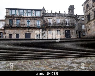 Casa de la Parra. Santiago de Compostela. La Coruña. Galicia. España Stock Photo