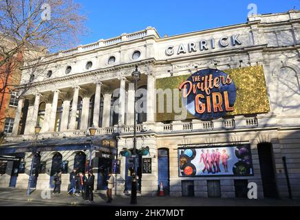 The Drifters Girl musical at the Garrick Theatre on Charing Cross Road, in central London, UK Stock Photo