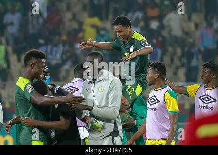 CAMEROON, Yaounde, 02 February 2022 - Abdou Diallo of Senegal during the Africa Cup of Nations play offs semi final match between Burkina Faso and Senegal at Stade Ahmadou Ahidjo,Yaounde, Cameroon, 02/02/2022/ Photo by SF Stock Photo