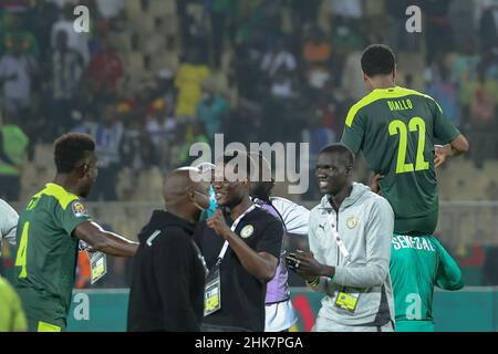 CAMEROON, Yaounde, 02 February 2022 - Abdou Diallo of Senegal during the Africa Cup of Nations play offs semi final match between Burkina Faso and Senegal at Stade Ahmadou Ahidjo,Yaounde, Cameroon, 02/02/2022/ Photo by SF Stock Photo