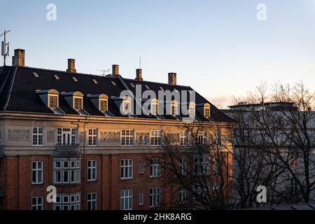 from the rooftop of NY Carlsberg Glyptotek Copenhagen Denmark Stock Photo