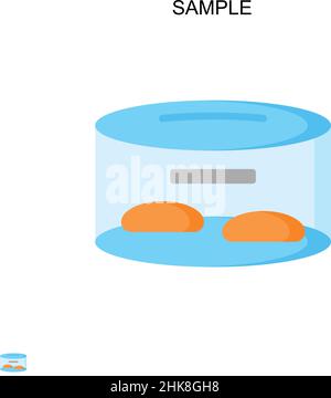 Sample Simple vector icon. Illustration symbol design template for web mobile UI element. Stock Vector