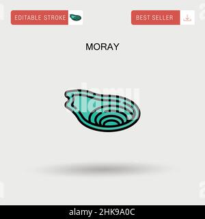 Eel Simple vector icon Stock Vector Image & Art - Alamy