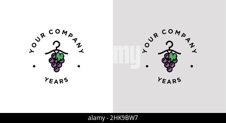 Unique and professional laundry logo Stock Vector