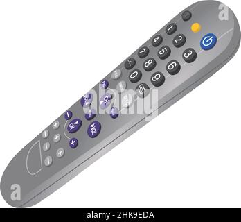attractive and detailed tv remote vector illustration Stock Vector