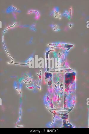 Inspired by Vases and floral motifs, after Jac van Looij, Reimagined by Artotop. Classic art reinvented with a modern twist. Design of warm cheerful glowing of brightness and light ray radiance. Photography inspired by surrealism and futurism, embracing dynamic energy of modern technology, movement, speed and revolutionize culture Stock Photo