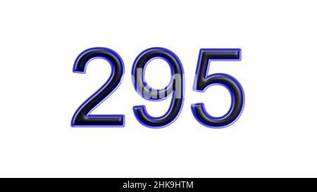 確認(*๓´╰╯`๓)♡画像3枚 blue-295-number-3d-effect-