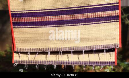 mats carpet with color designs with carpet background Stock Photo