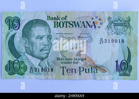 pula paper currency Botswana Stock Photo - Alamy
