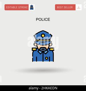 Police Officer Icon Law Enforcement Person Cop Policeman Person ...