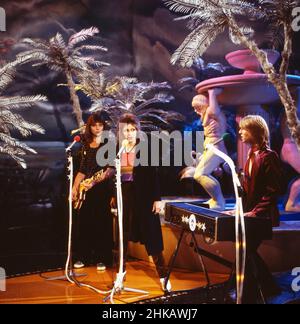 Plattenküche, Musik- und Comedyshow, Deutschland 1976 - 1980, Sendung vom 15. Mai 1979, Gaststar: Band 'Promises' Stock Photo