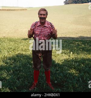 Bananas, Comedy- und Muskshow, Sendereihe, Deutschland 1981 - 1984, Moderator: Gerd Leienbach Stock Photo