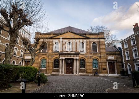 Wesley's Chapel, a Methodist church opened in 1778. The site now  incorporating the Museum of Methodism and John Wesley's House, London, England, UK Stock Photo