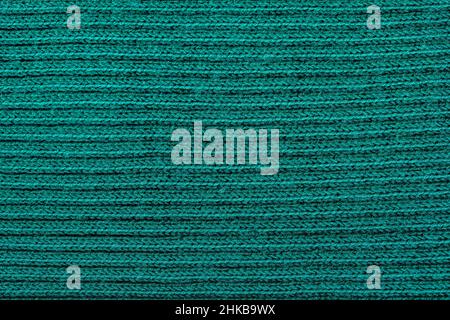 abstract background from green fabric texture close up Stock Photo