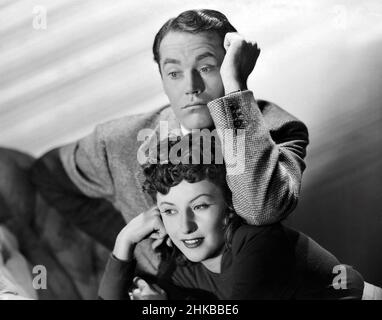 HENRY FONDA and BARBARA STANWYCK in THE LADY EVE (1941), directed by PRESTON STURGES. Credit: PARAMOUNT PICTURES / Album Stock Photo