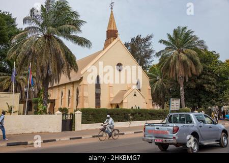 St Mary's Church in the city of Banjul capital of Gambia Stock Photo