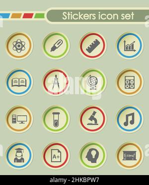 University round icons Stock Vector Image & Art - Alamy