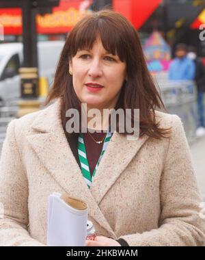 London, UK. 3rd Feb, 2022. Shadow Chancellor, Rachel Reeves Credit: Mark Thomas/Alamy Live News Stock Photo