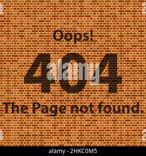 The Page not found. Mechanic Service Concept. Technical Maintenance. Troubleshooting Banner. Tech Support. 404 Error Stock Vector