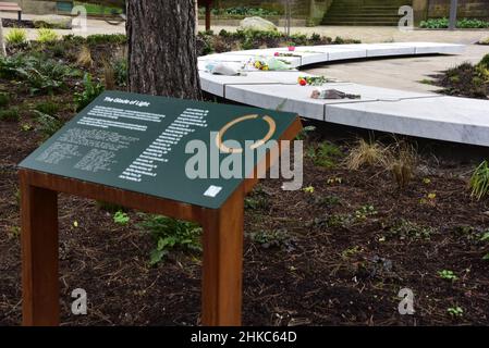 Glade of Light Memorial Garden Stock Photo