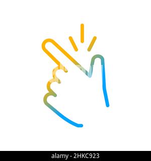 New ideas metaphor gradient linear vector icon Stock Vector