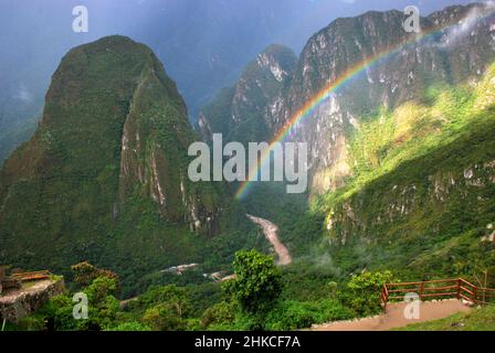 beautiful landscape in Peru Stock Photo