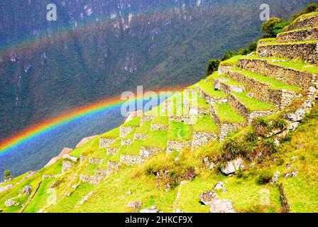 beautiful landscape in Peru Stock Photo