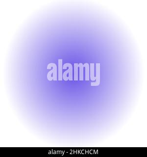 Purple lilac radial center blur gradient banner illustration. Blue modern bright smooth gradient empty background. Space beautiful trendy background. Stock Photo