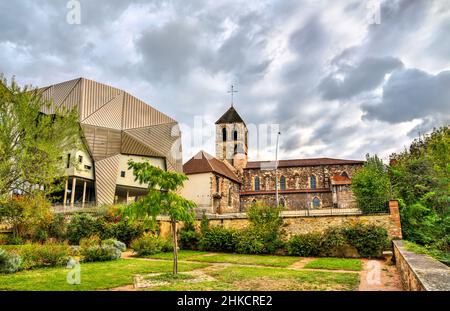 Our Lady Church in Montlucon, France Stock Photo