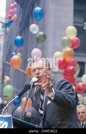 New York Governor Nelson Rockefeller campaigning for Republican