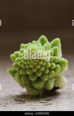 Romanesco Cauliflower florets Stock Photo