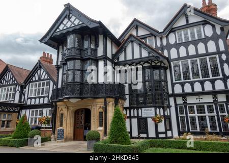 Petwood Hotel, home of the legendary 617 “Dambusters” Squadron in WW2, Woodhall Spa, Lincolnshire, UK. Stock Photo