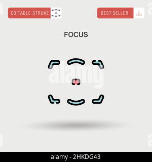 Objective icon, simple style Stock Vector Image & Art - Alamy