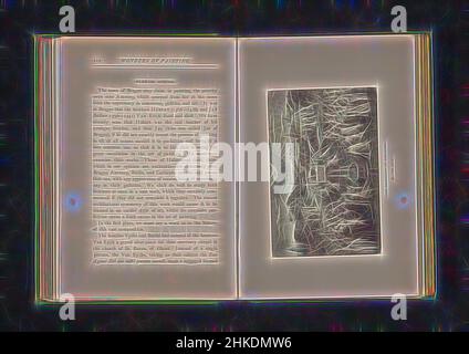 Inspired by Photoreproduction of a print after the painting The Adoration of the Lamb by the Van Eyck brothers, The adoration of the Lamb. By Van Eyck, maker:, c. 1861 - in or before 1871, paper, height 82 mm × width 125 mm, Reimagined by Artotop. Classic art reinvented with a modern twist. Design of warm cheerful glowing of brightness and light ray radiance. Photography inspired by surrealism and futurism, embracing dynamic energy of modern technology, movement, speed and revolutionize culture Stock Photo