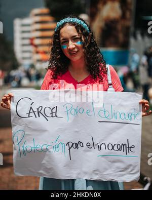 Pro Life protest, Ecuador