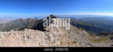 Mount Nebo Wilderness autumn panoramic views hiking from peak 11 933