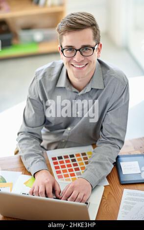Developing colorful designs that will wow you Stock Photo
