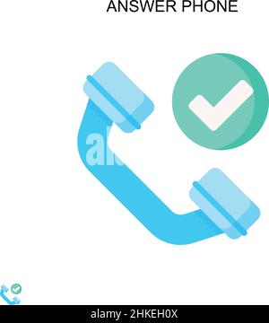 ACCEPT CALL ICON , ANSWER CALL ICON Stock Vector Image & Art - Alamy