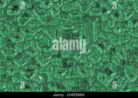 nice computer crystals template digital art background or texture ...