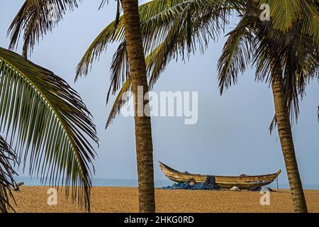 Benin, Grand Popo, fishermen Stock Photo