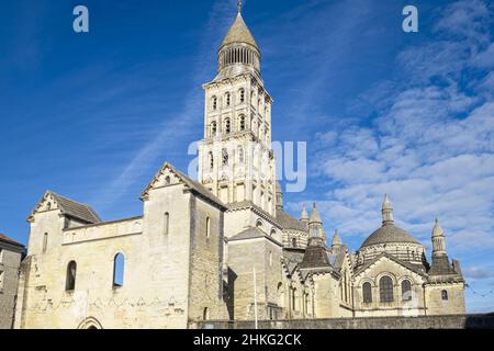 France, Dordogne, Perigueux, stage town on the Via Lemovicensis or Vezelay Way, one of the main ways to Santiago de Compostela, Saint-Front cathedral, a UNESCO World Heritage site Stock Photo