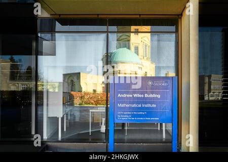 Andrew Wiles building, Radcliffe Observatory Quarter, university of Oxford, England. Stock Photo