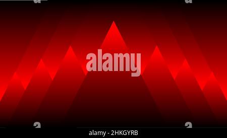 3d triangle abstract background wrapped in dark red Stock Vector